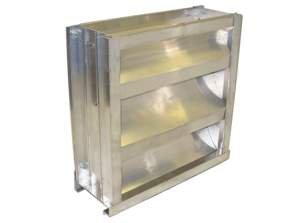 4 Inch Chevron Blade Louver Fire Damper Lloyd Industries