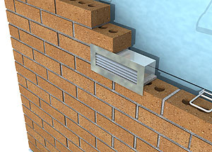 Brick Vent on a Building