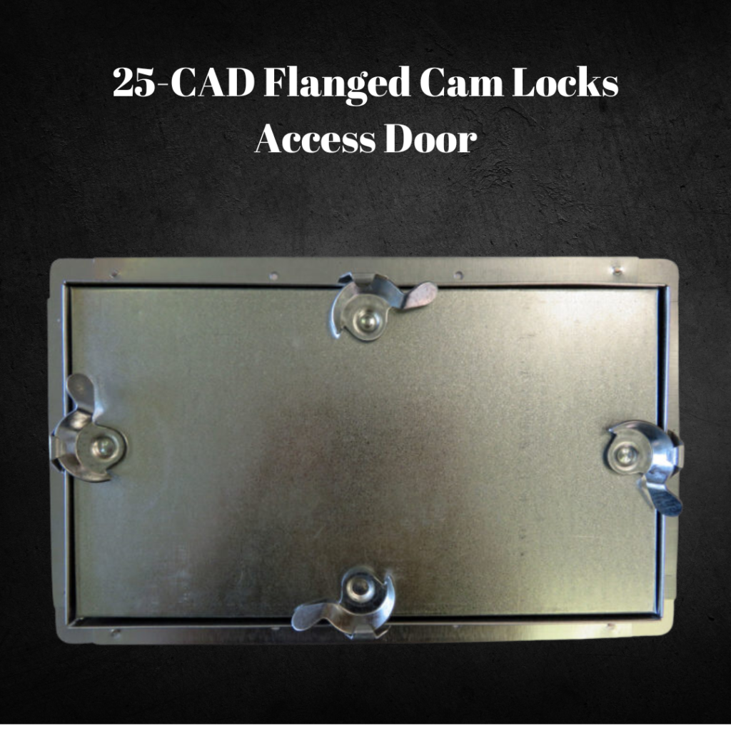 Flanged Cam Locks Access Door