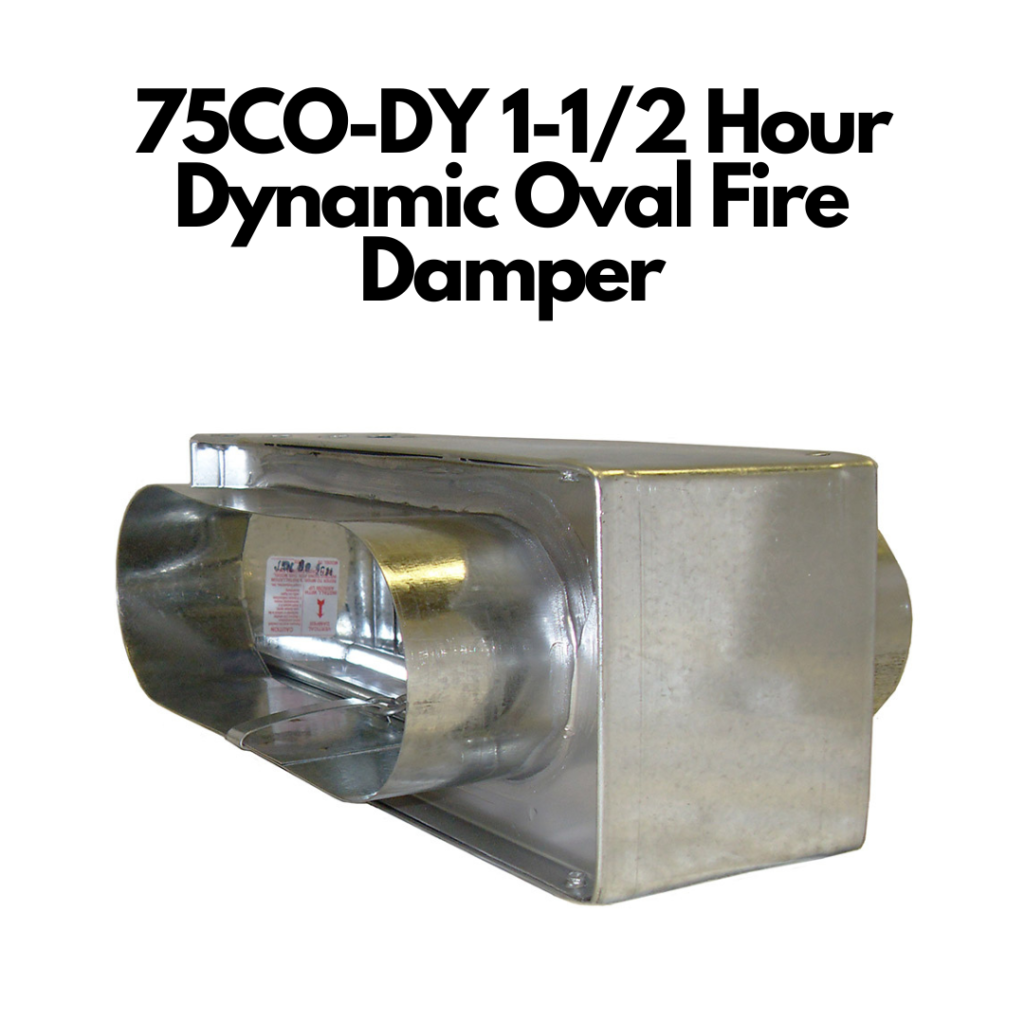 75CO-DY 1-12 Hour Dynamic Oval Fire Damper